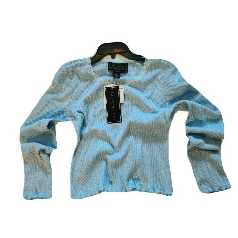 Polly & Esther Juniors' Cropped Thermal T-Shirt